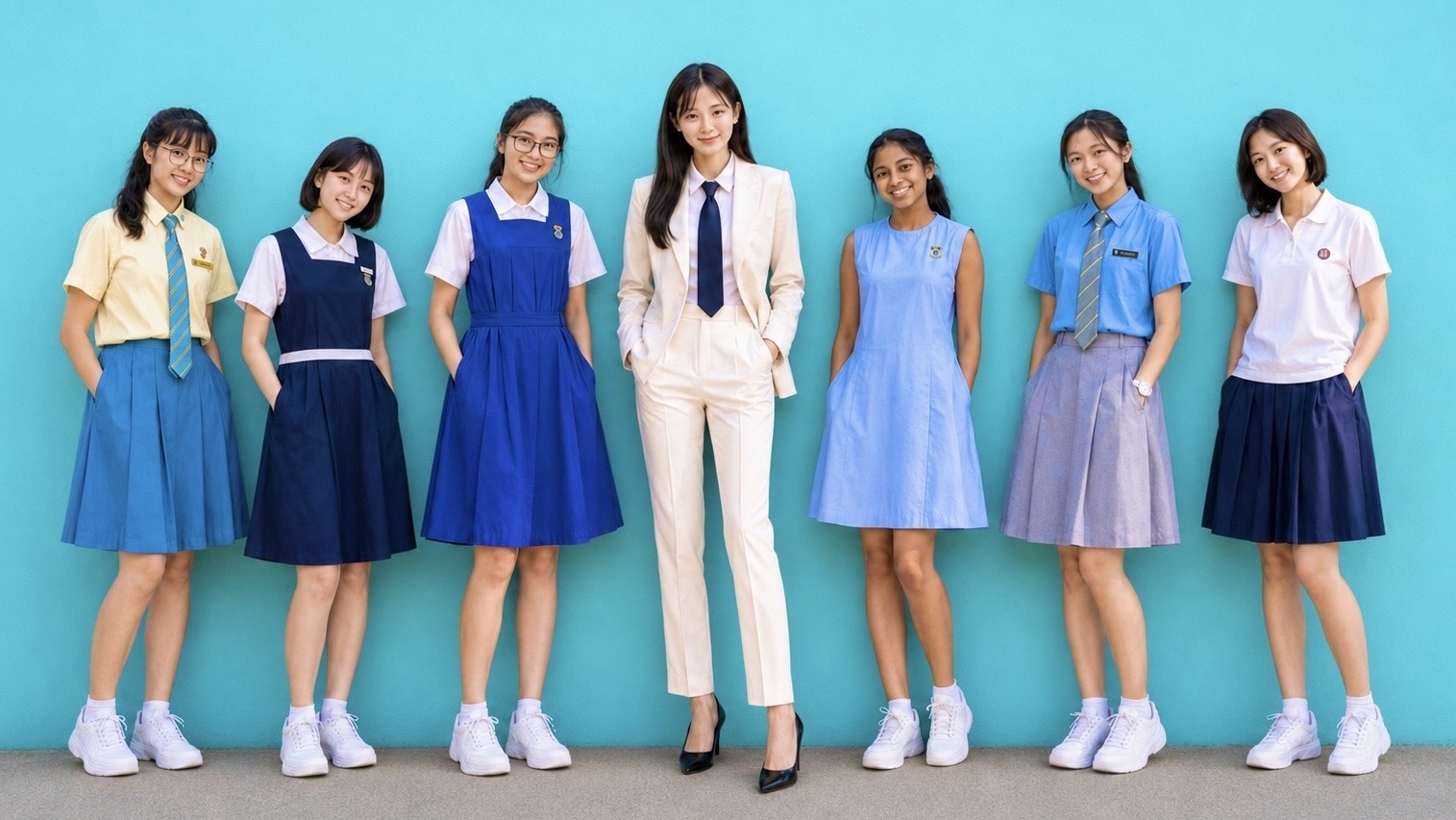 eduKateSG tutor with six Singapore secondary school students