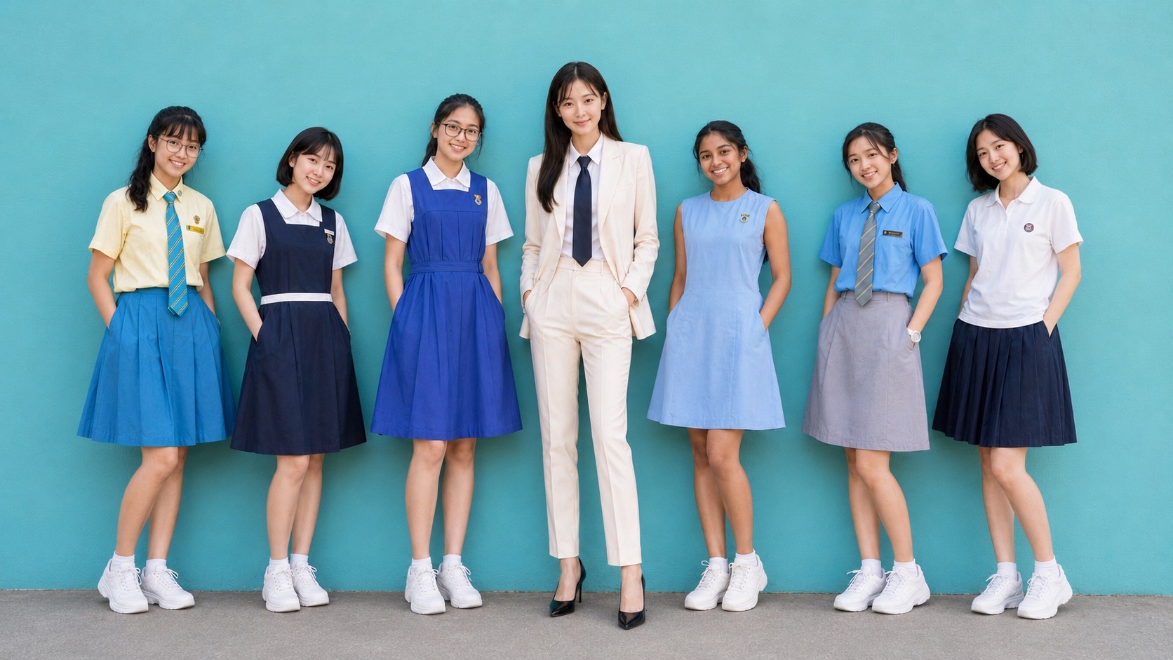 eduKateSG tutor with six Singapore secondary school students