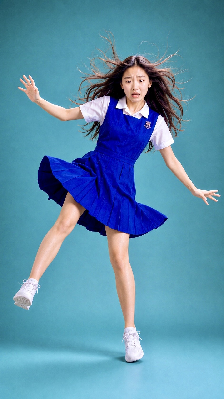 Student feeling overloaded in school chaos