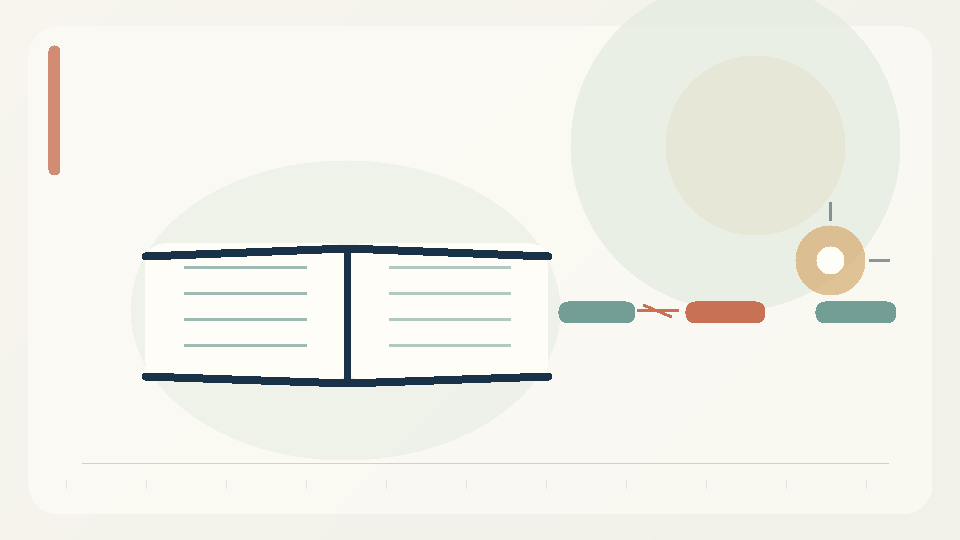 Original editorial artwork of an open book and a broken bridge between schooling and understanding.