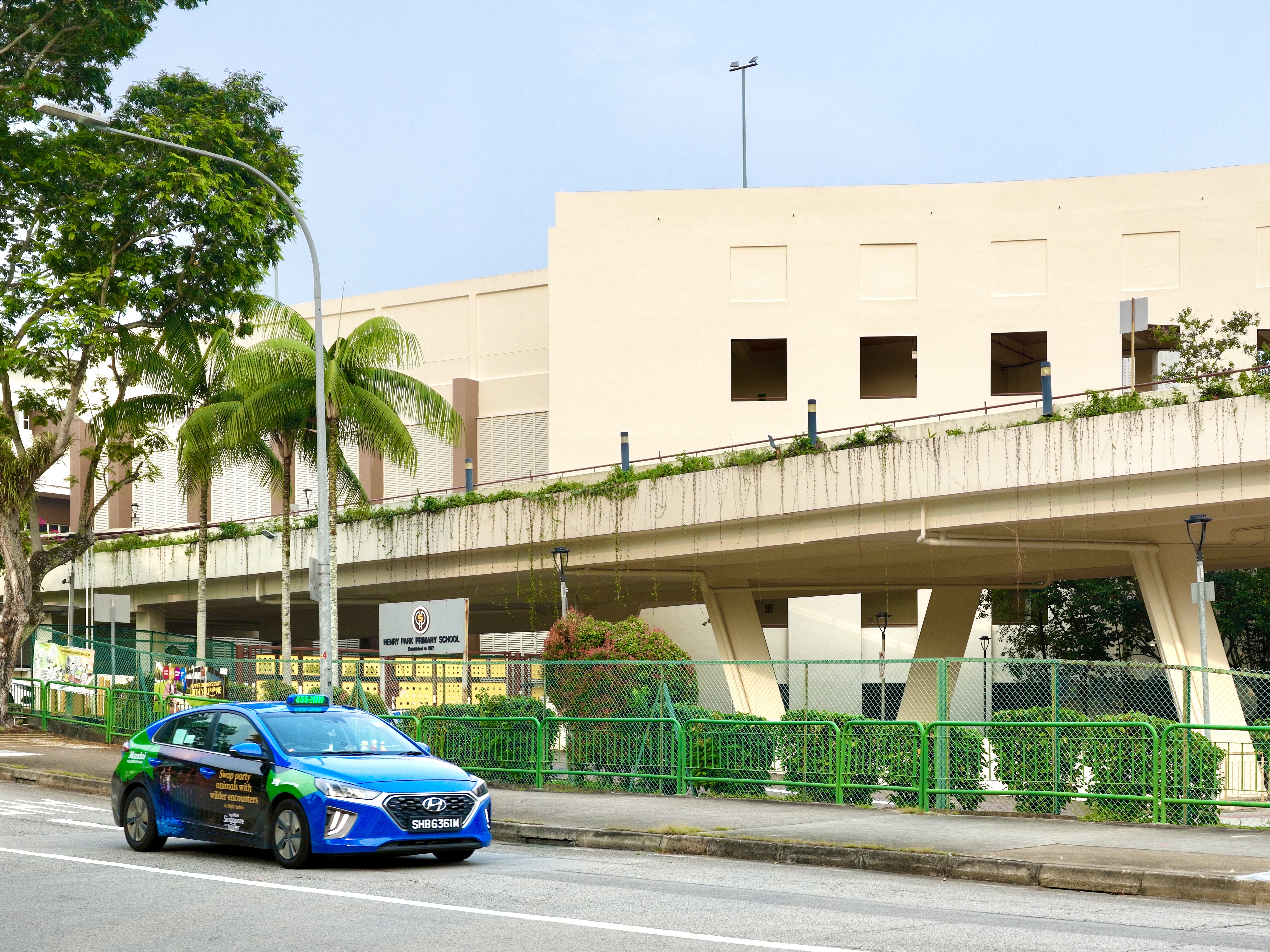 Exterior of Henry Park Primary School in Singapore.
