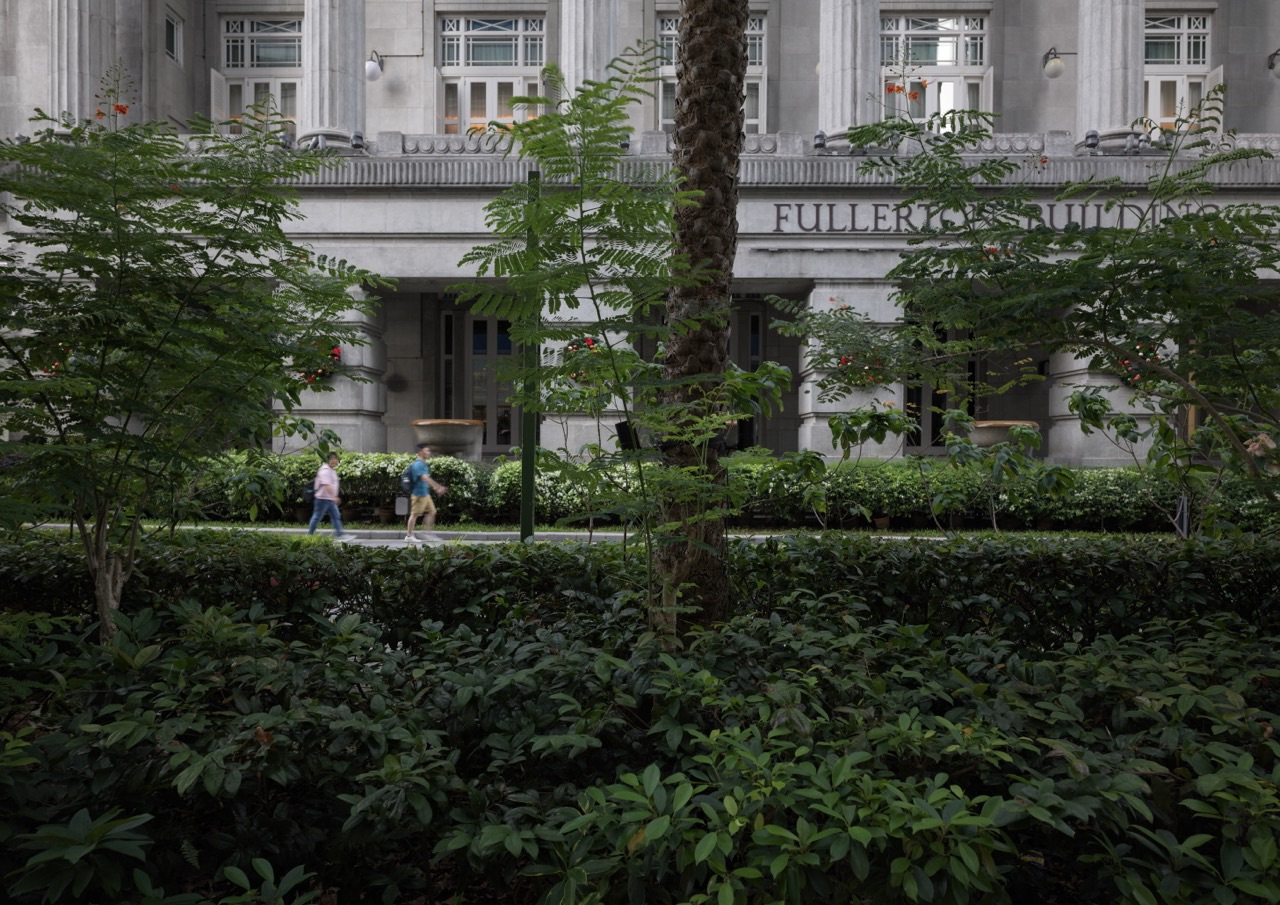 Exterior of The Fullerton Hotel Singapore