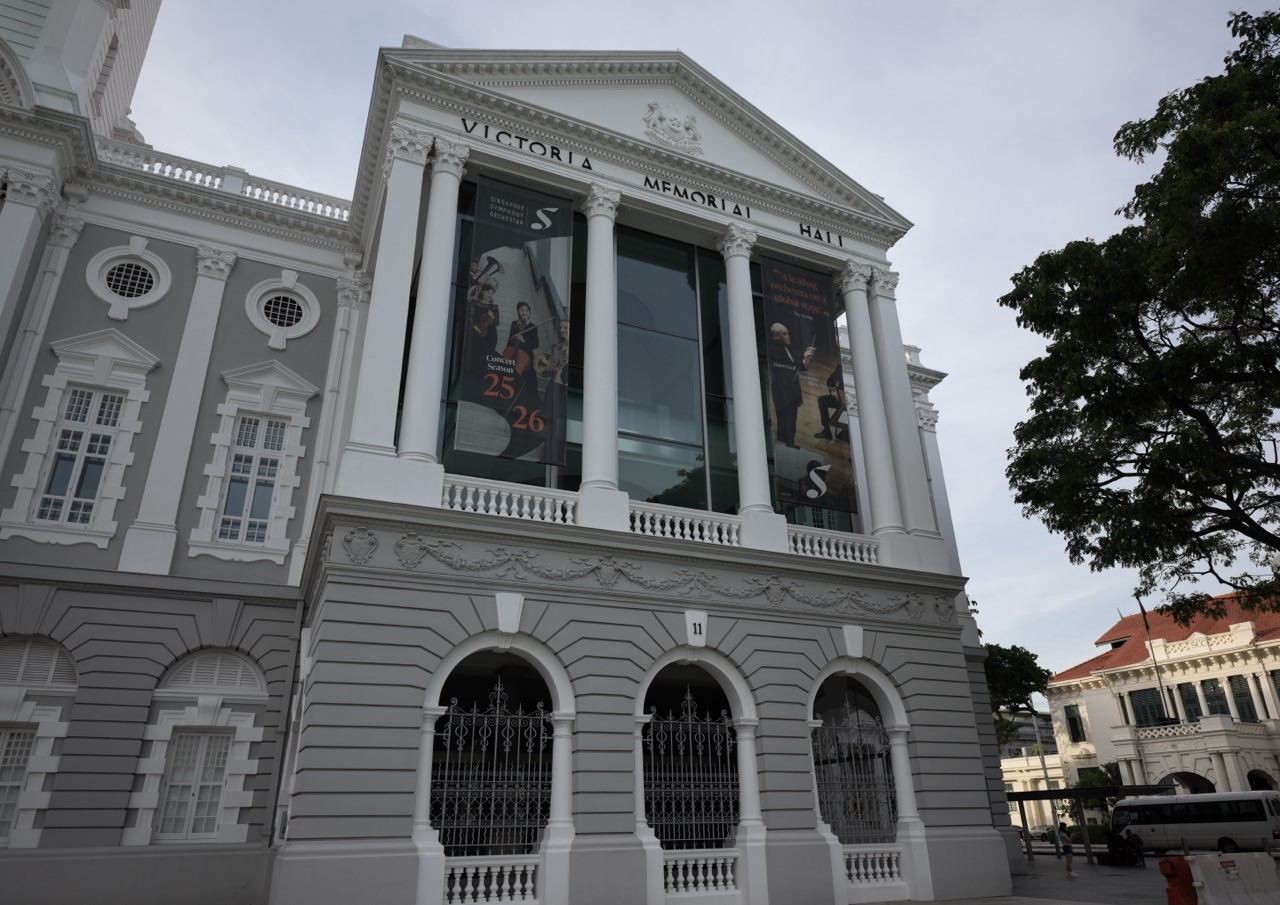 Victoria Concert Hall in Singapore, formerly known as Victoria Memorial Hall
