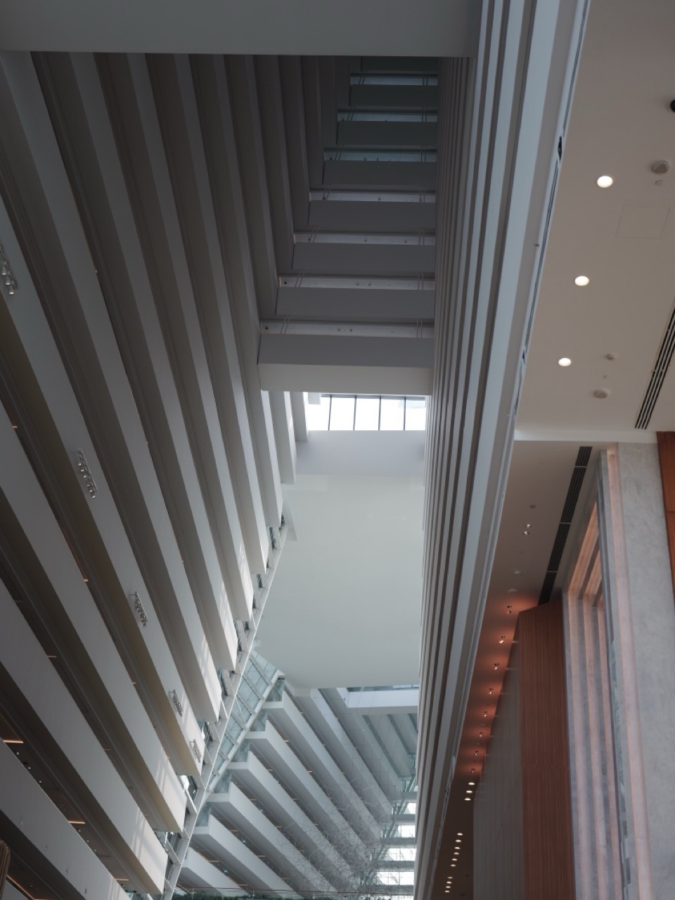 Interior of Marina Bay Sands hotel in Singapore.