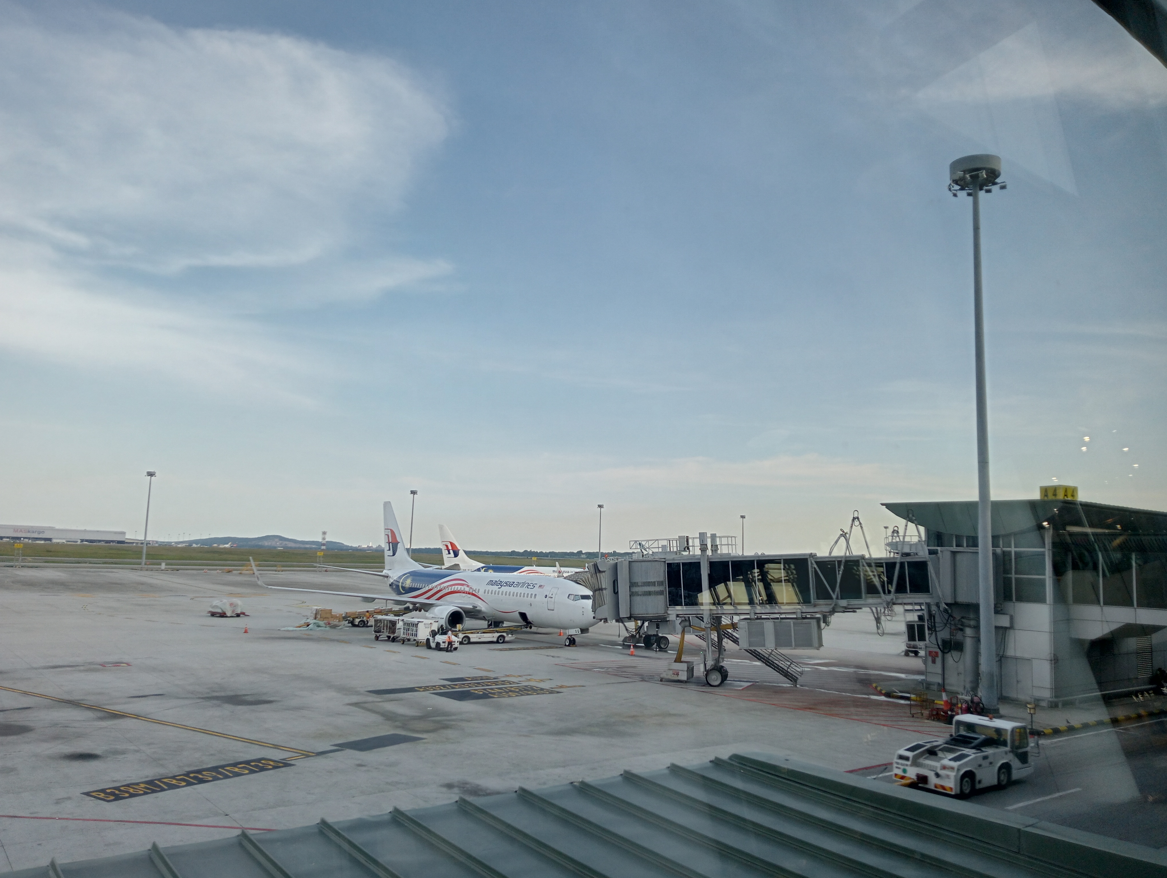 Photograph of Kuala Lumpur International Airport in Malaysia in May 2024, illustrating airport operations in a transport guide